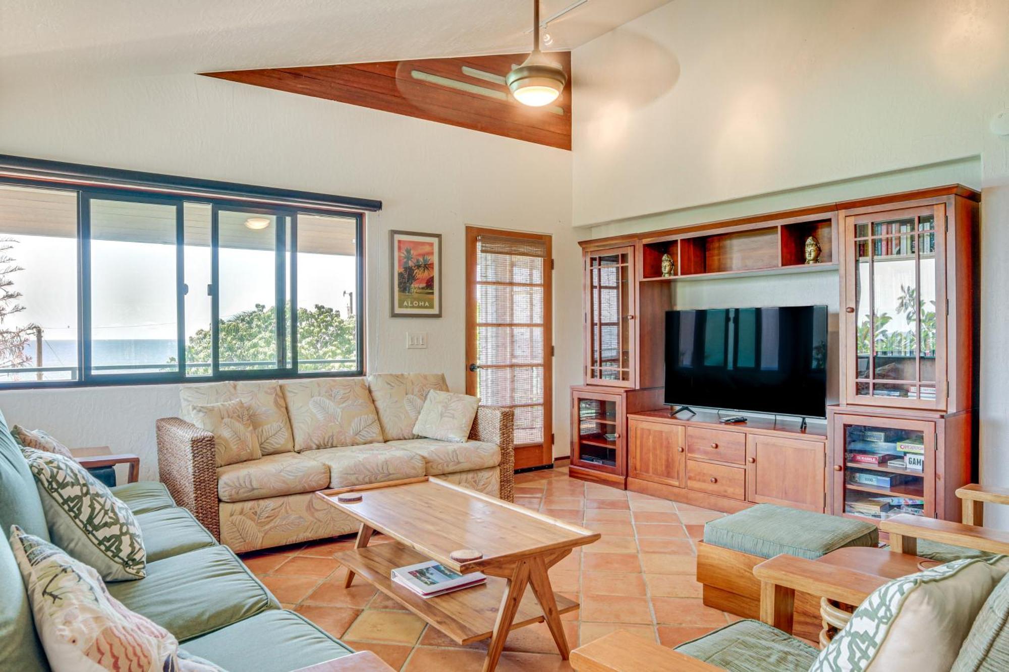 Ocean-View Bungalow Walk To Pebbles Beach! Hookena Exterior photo